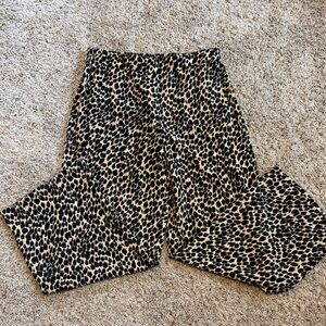 Leopard Print Trousers